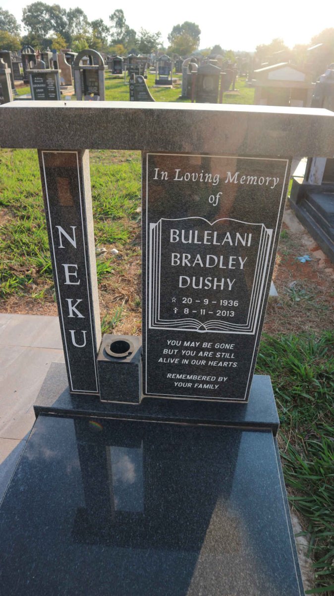 NEKO Bulelani Bradley Dushy 1936-2013