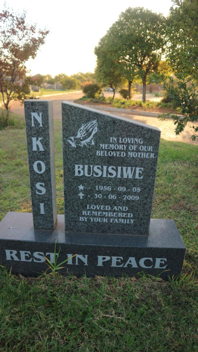 NKOSI Busisiwe 1956-2009