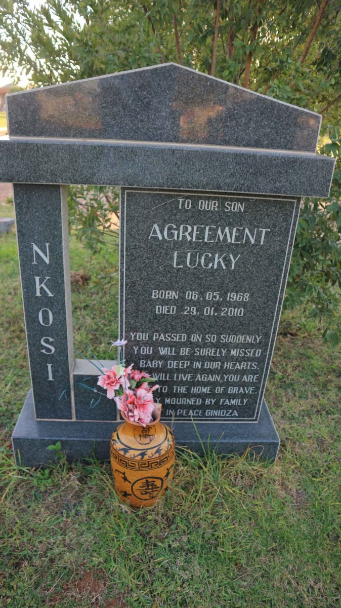 NKOSI Agreement Lucky 1968-2010