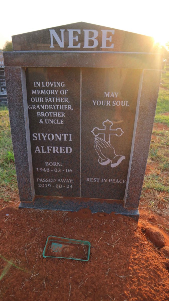 NEBE Siyonti Alfred 1948-2019