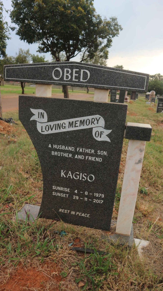 OBED Kagiso 1979-2017