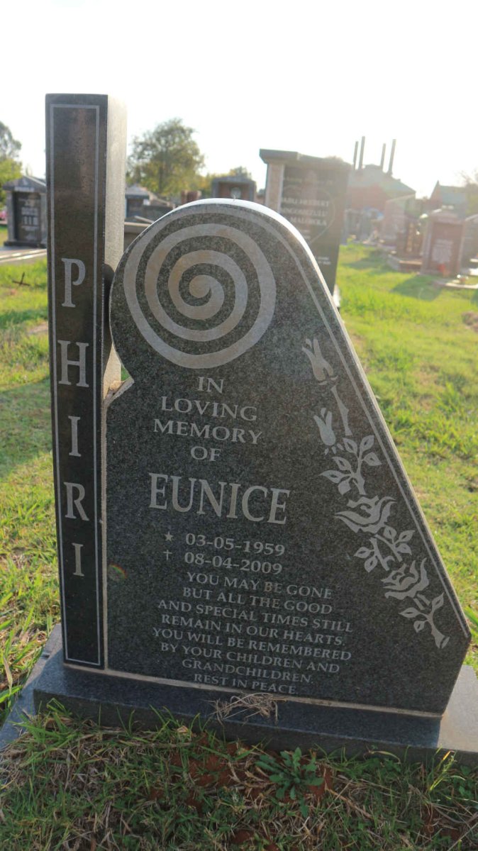 PHIRI Eunice 1959-2009