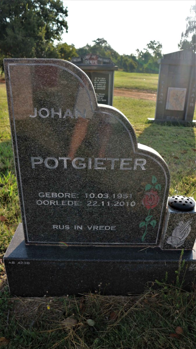 POTGIETER Johan 1951-2010