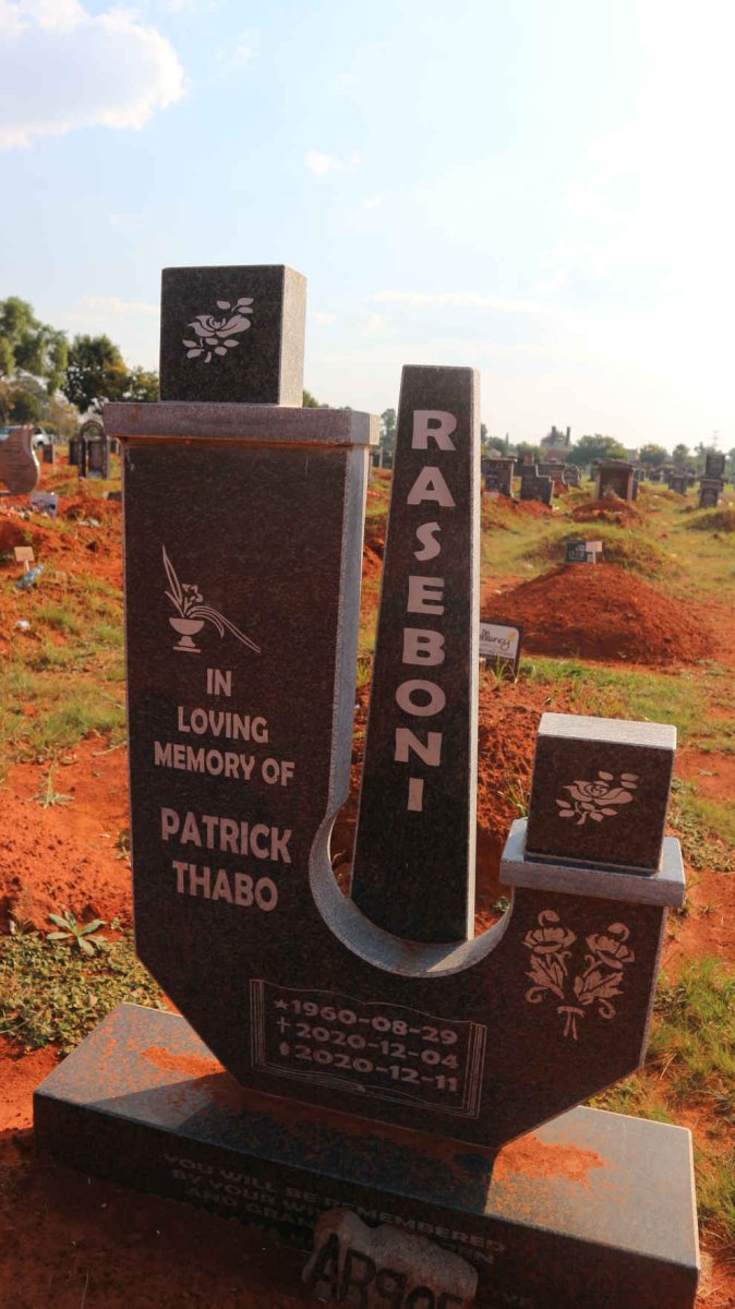 RASEBONI Patrick Thabo 1960-2020