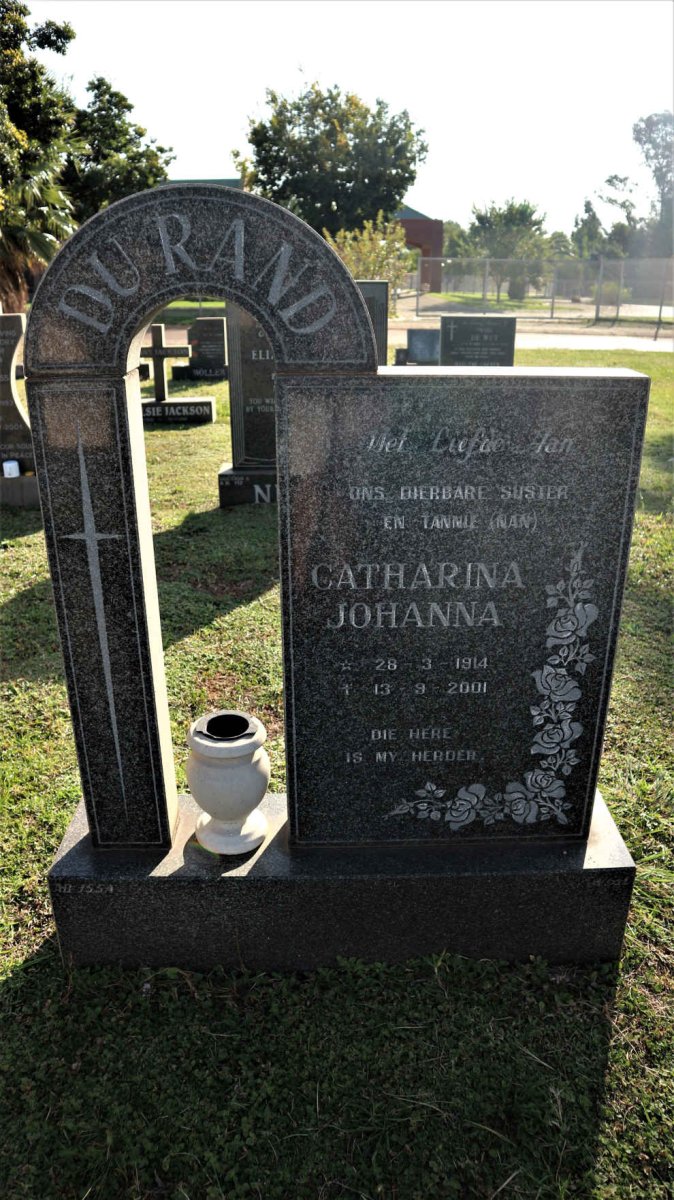 RAND Catharina Johanna, du 1914-2001