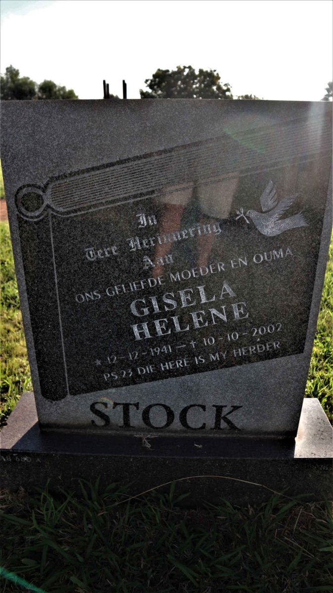 STOCK Gisela Helene 1941-2002