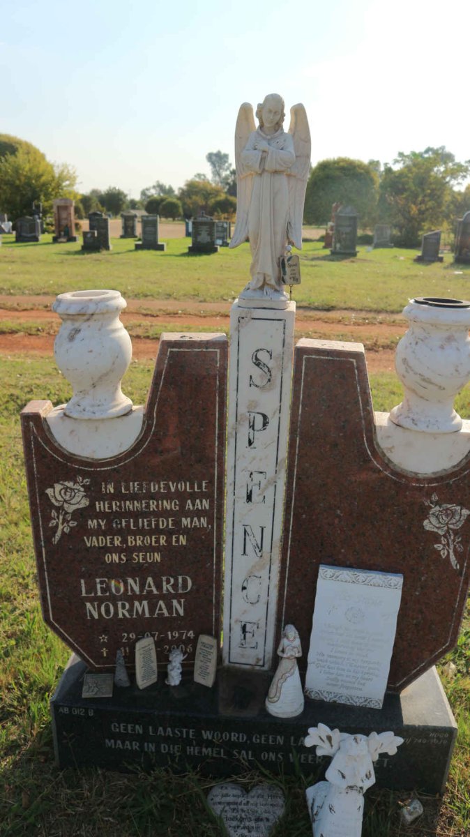 SPENCE Leonard Norman 1974-2006