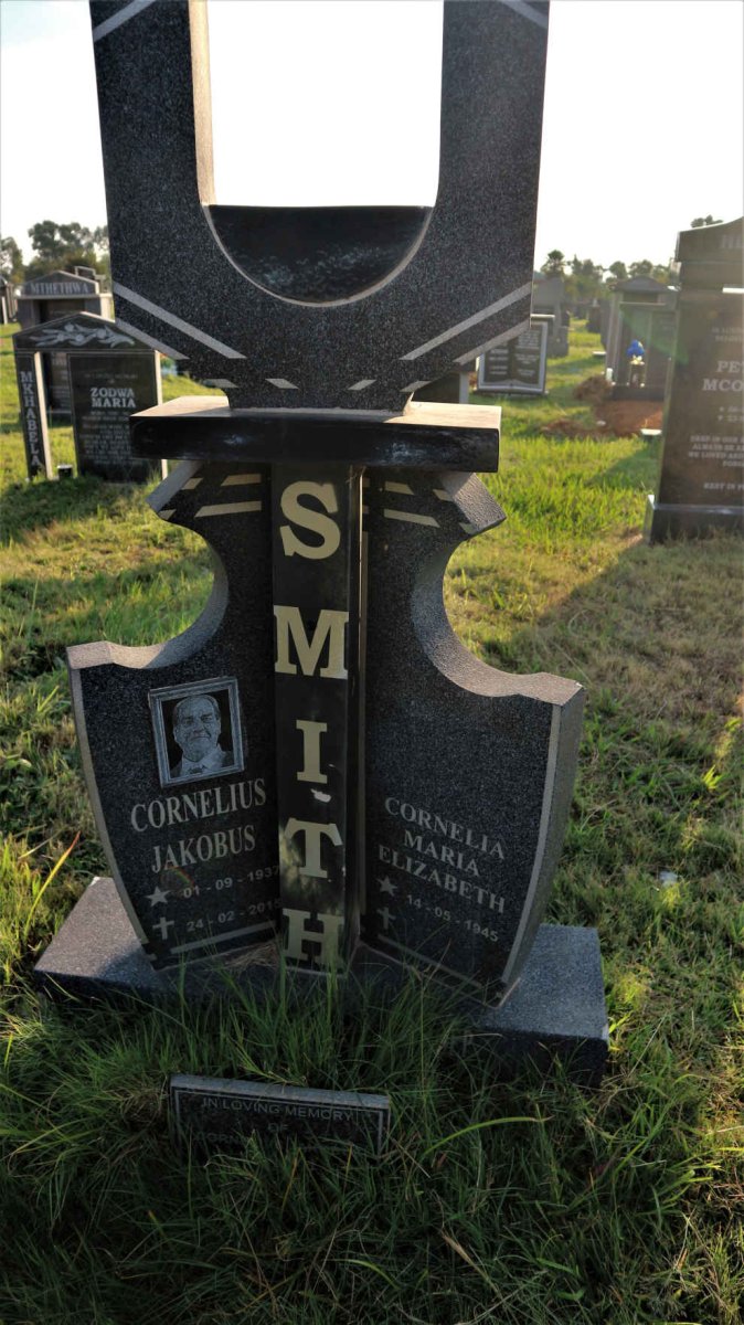 SMITH Cornelius Jakobus 1937-2015 &amp; Cornelia Maria Elizabeth 1945-