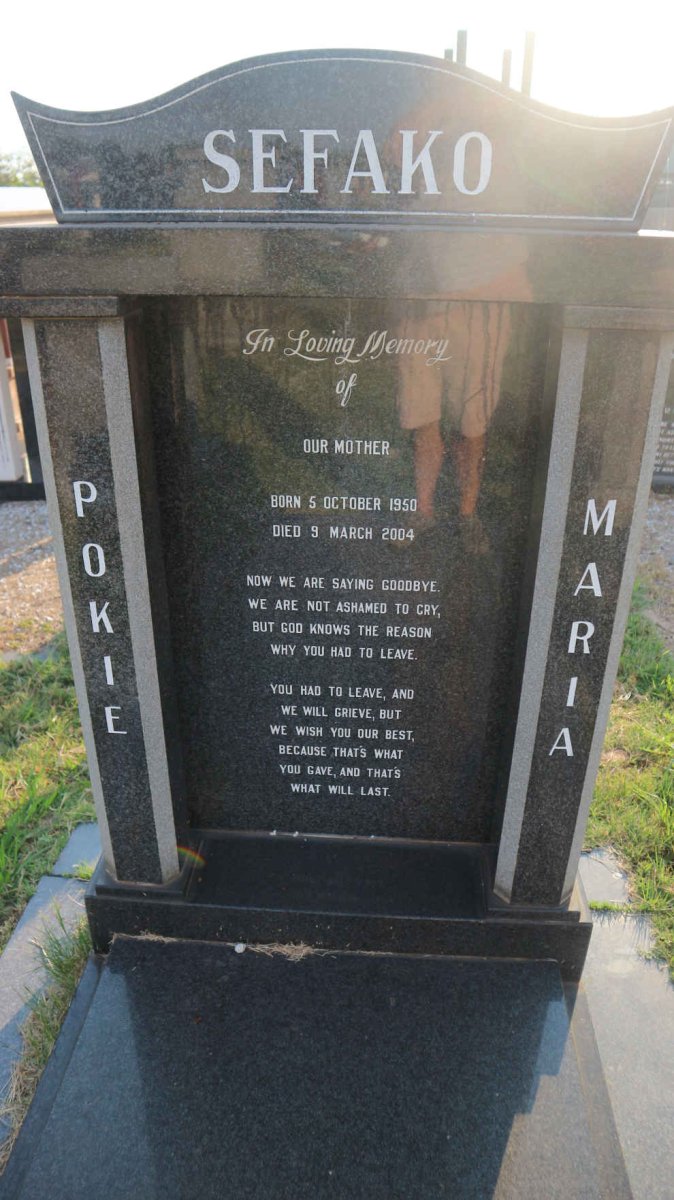 SEFAKO Pokie Maria 1950-2004