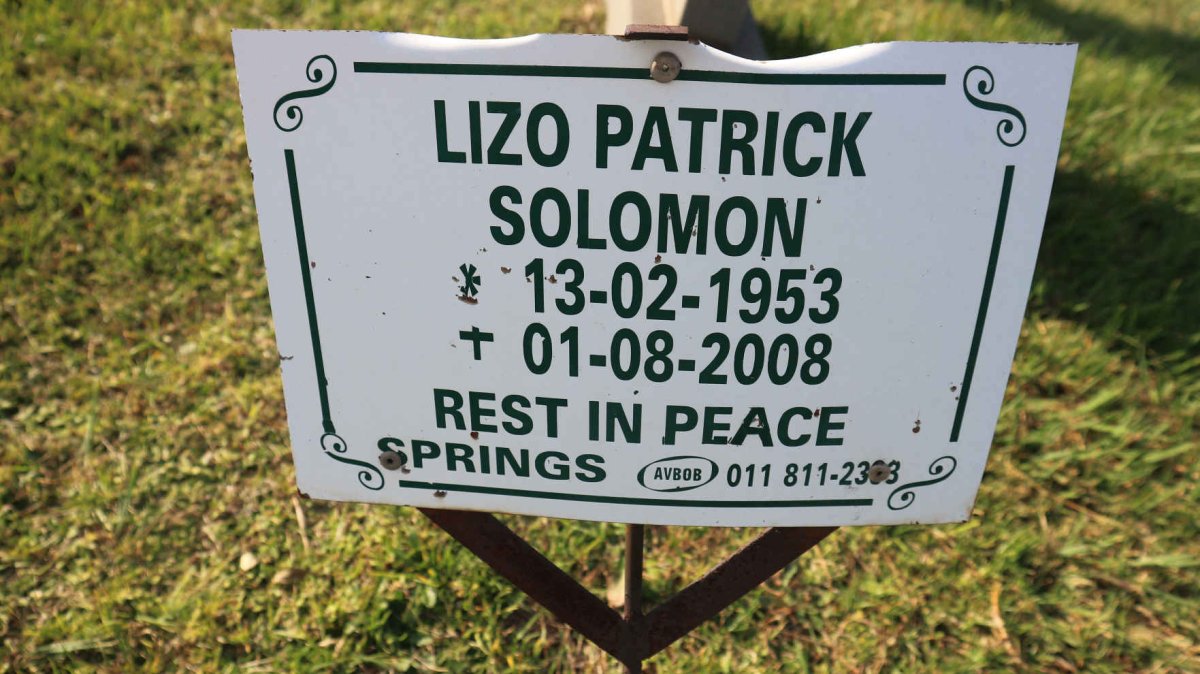 SOLOMON Lizo Patrick 1953-2008