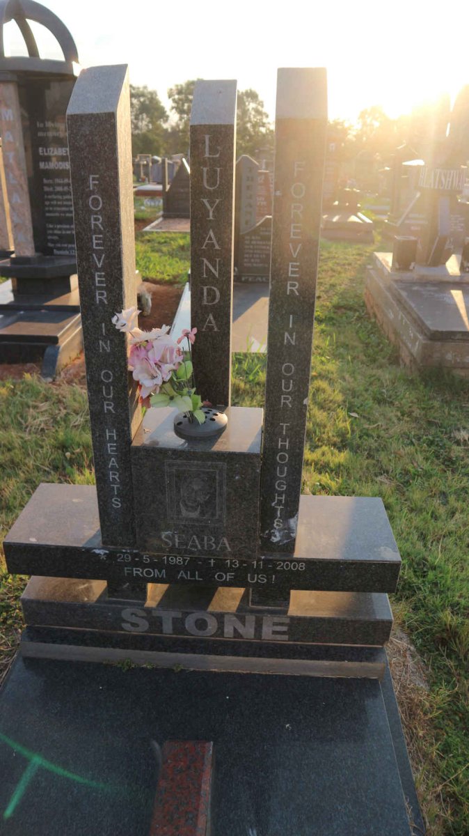 STONE Luyanda Seaba 1987-2008