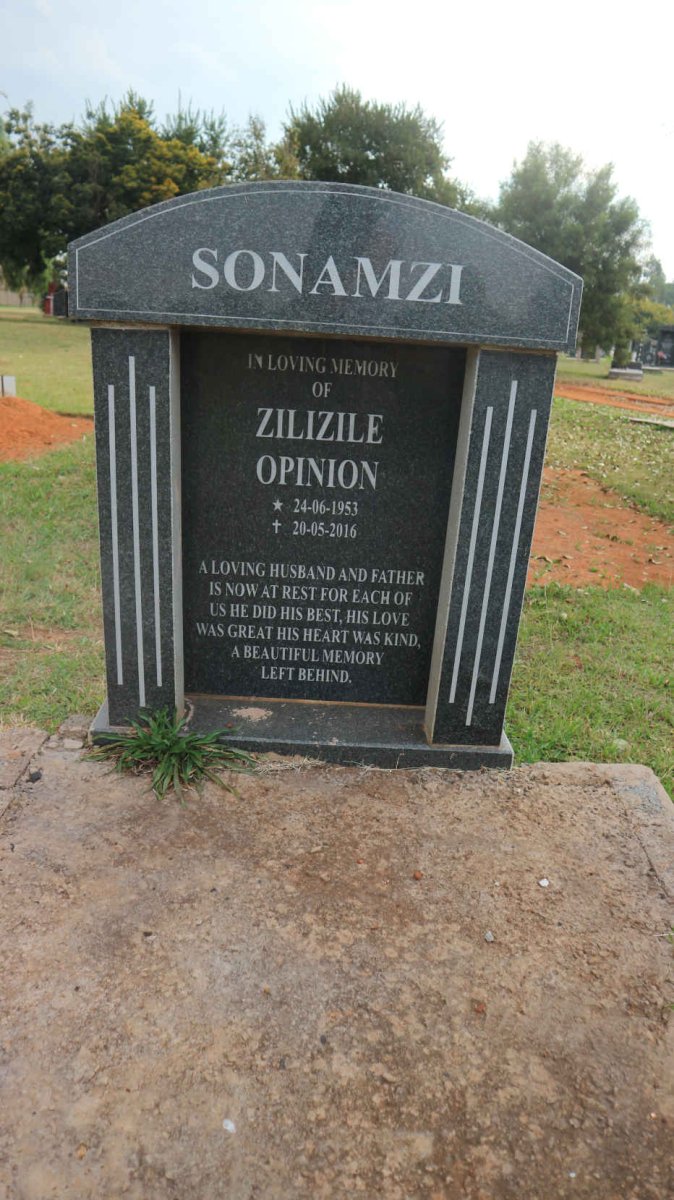 SONAMZI Zilizile Opinion 1953-2016