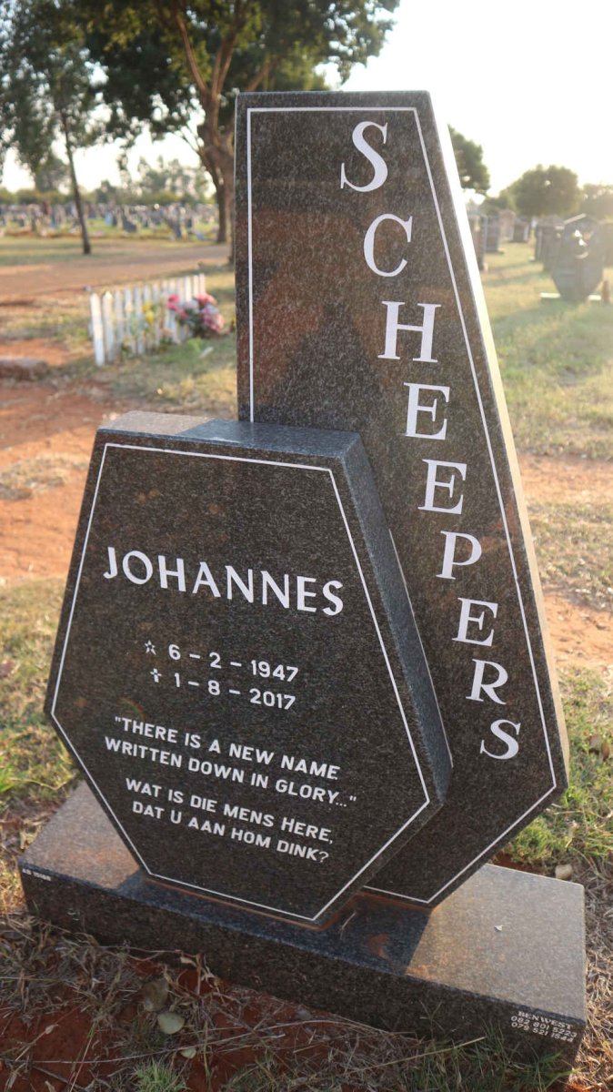 SCHEEPERS Johannes 1947-2017