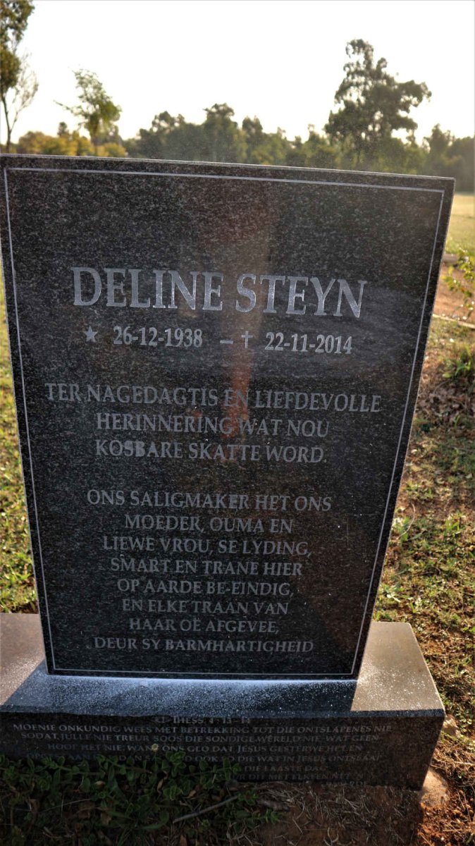 STEYN Deline 1938-2014