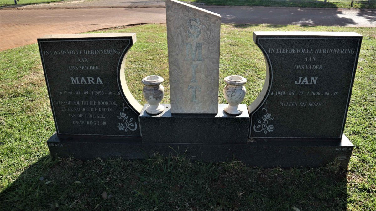 SMIT Jan 1949-2000 &amp; Mara 1950-2000