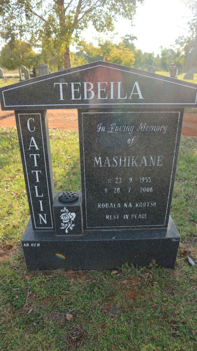 TEBEILA Mashikane Cattlin 1955-2006
