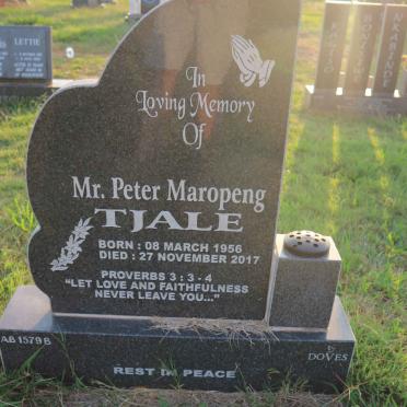 TJALE Peter Maropeng 1956-2017