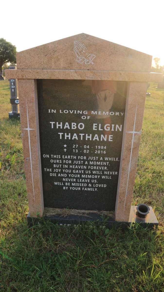 THATHANE Thabo Elgin 1984-2016