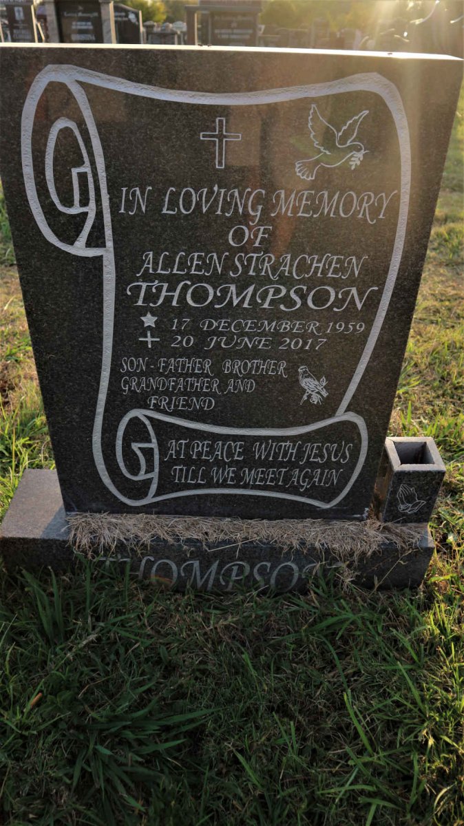 THOMPSON Allen Strachen 1959-2017