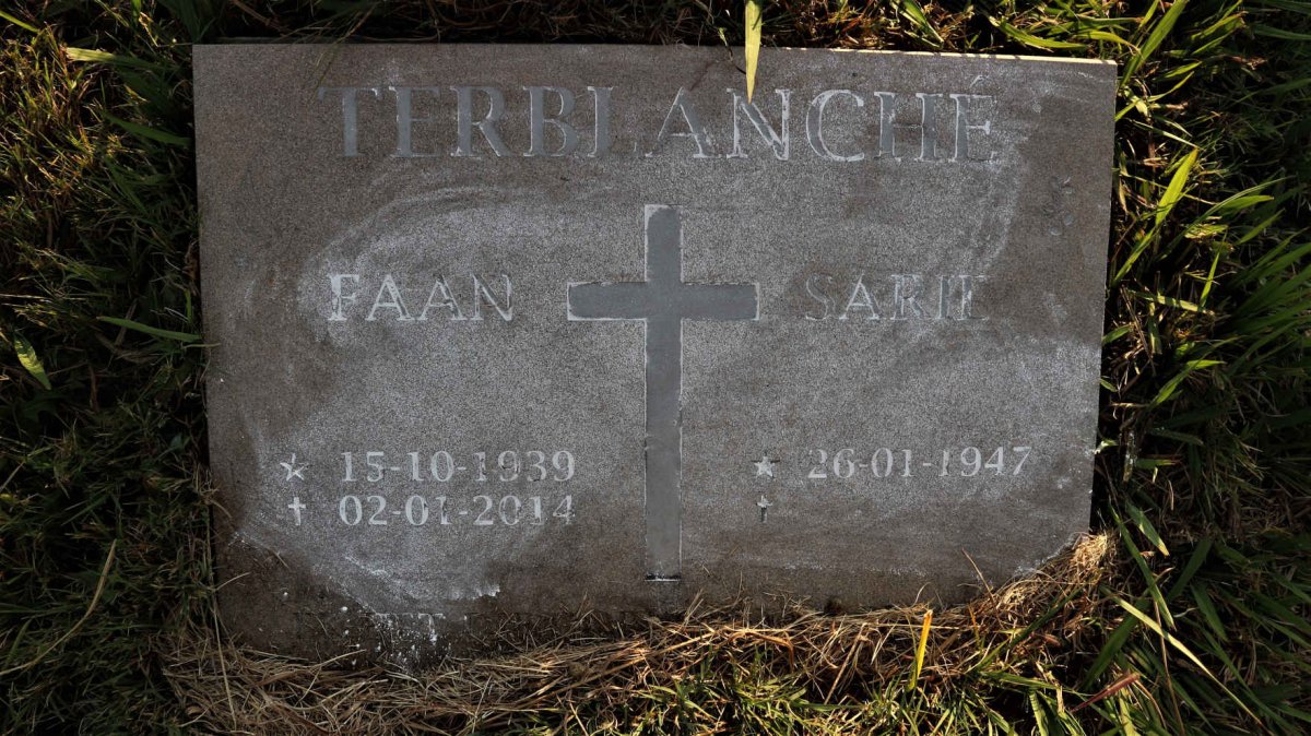 TERBLANCHE Faan 1939-2014 &amp; Sarie 1947-