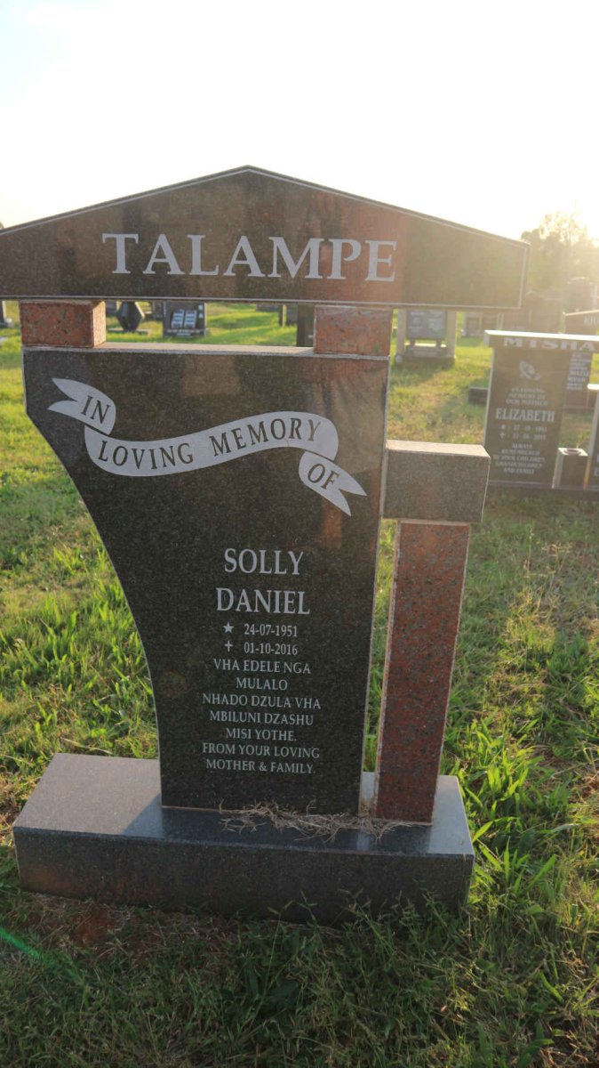 TALAMPE Solly Daniel 1951-2016