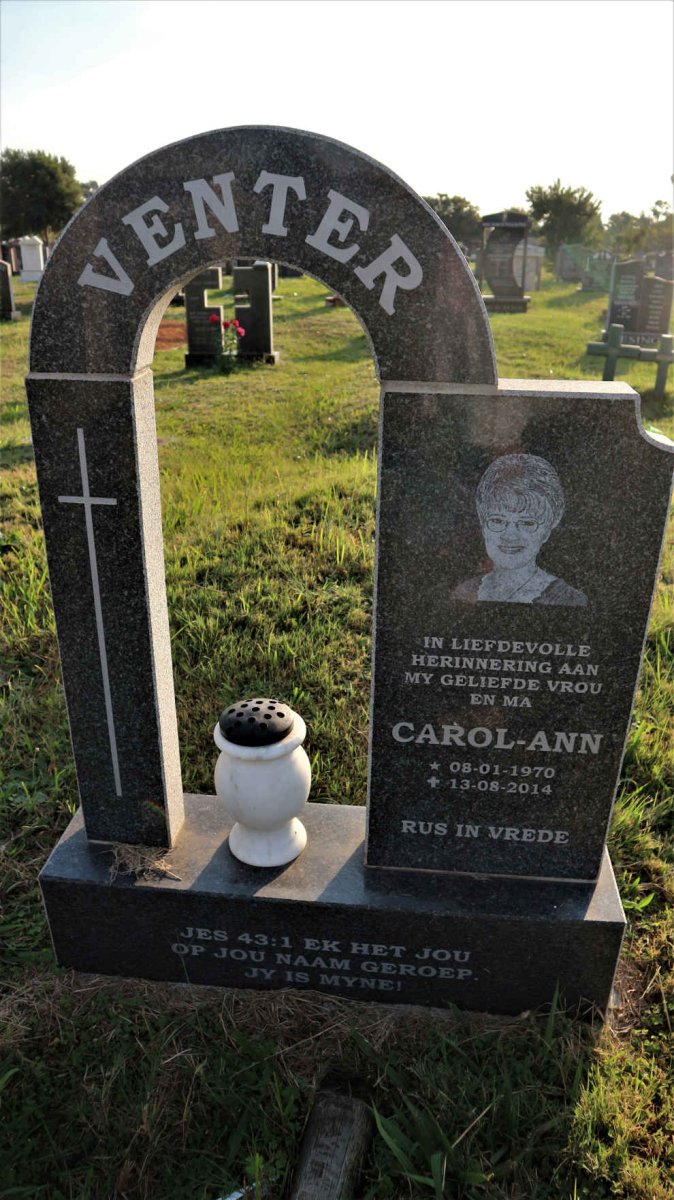 VENTER Carol-Ann 1970-2014