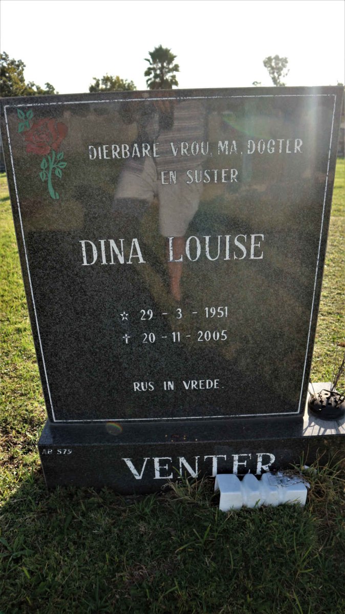 VENTER Dina Louise 1951-2005