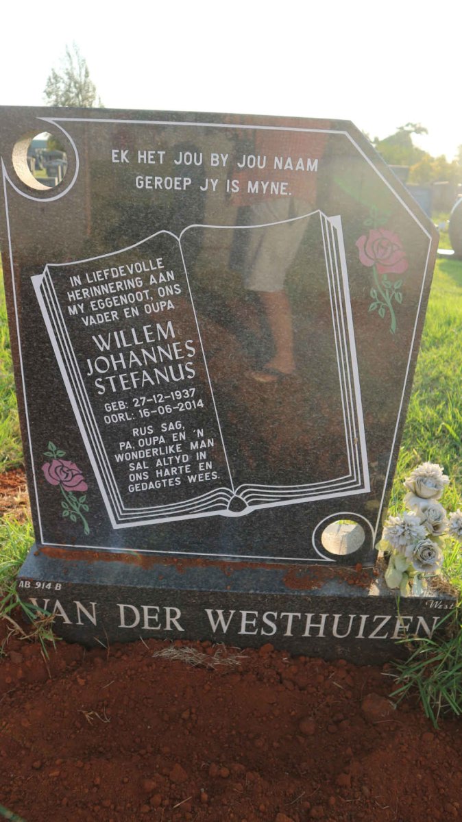 WESTHUIZEN Willem Johannes Stefanus, van der 1937-2014