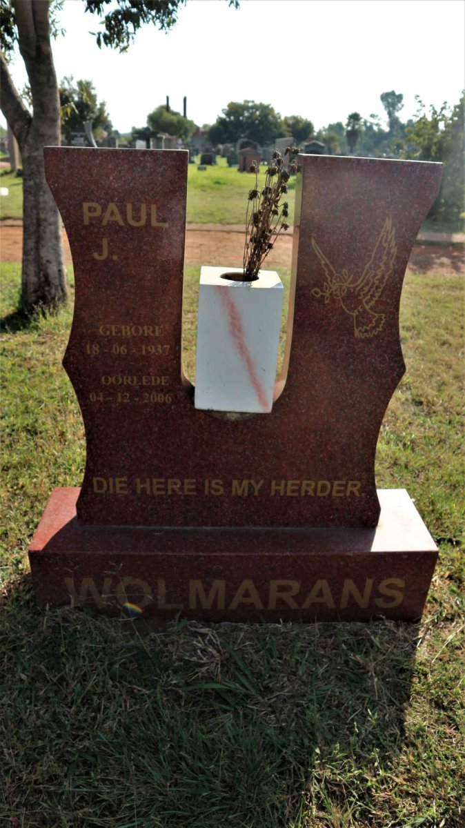 WOLMARANS Paul J. 1937-2006