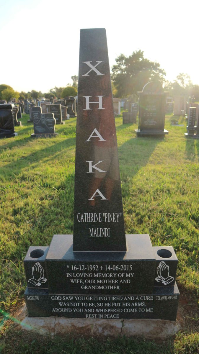 XHAKA Cathrine Malindi 1952-2015
