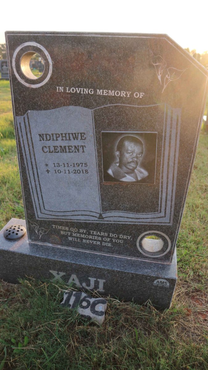 XAJI Ndiphiwe Clement 1975-2018