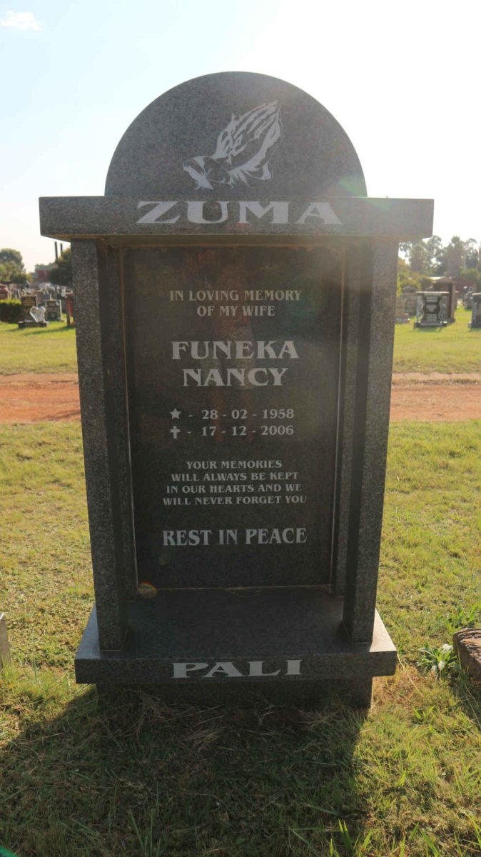 ZUMA Funeka Nancy 1958-2006