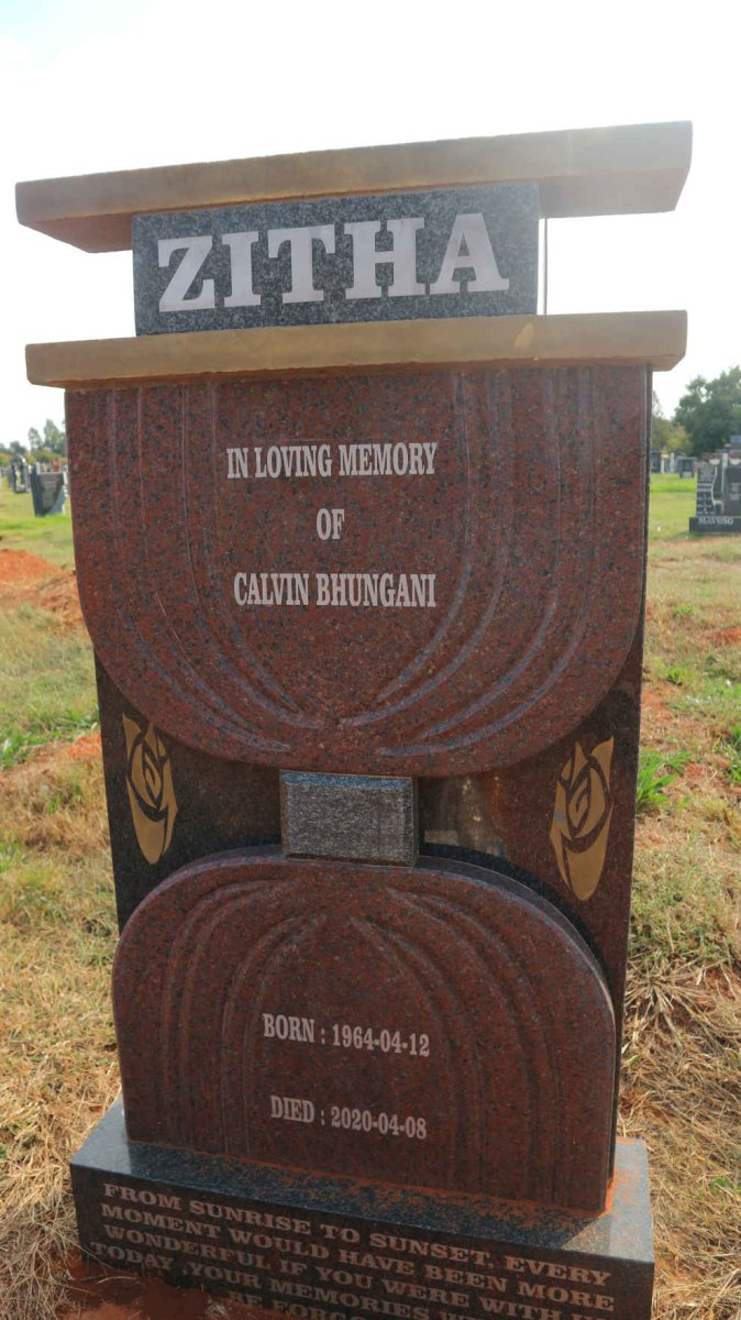 ZITHA Calvin Bhungani 1964-2020