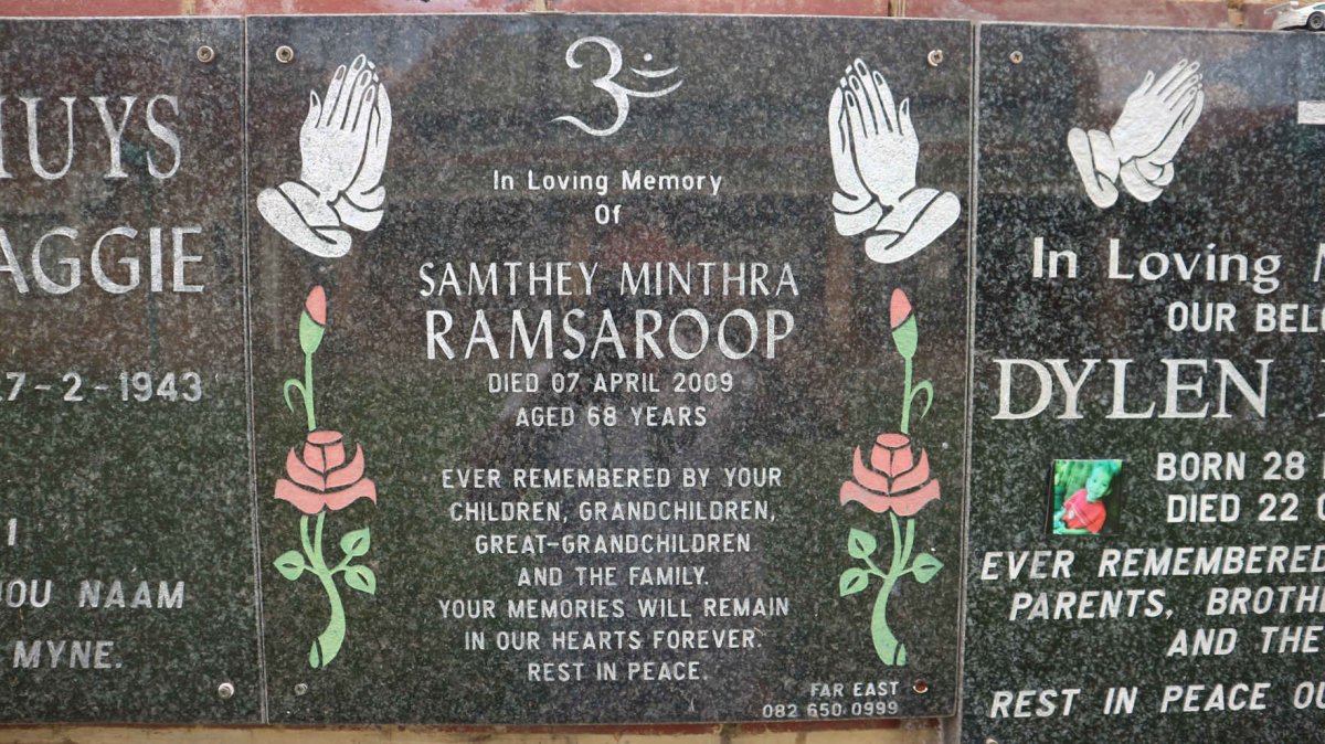 RAMSAROOP Samthey Minthra -2009