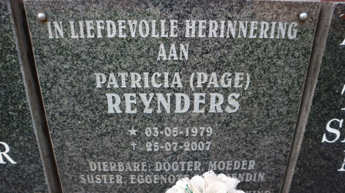 REYNDERS Patricia 1979-2007