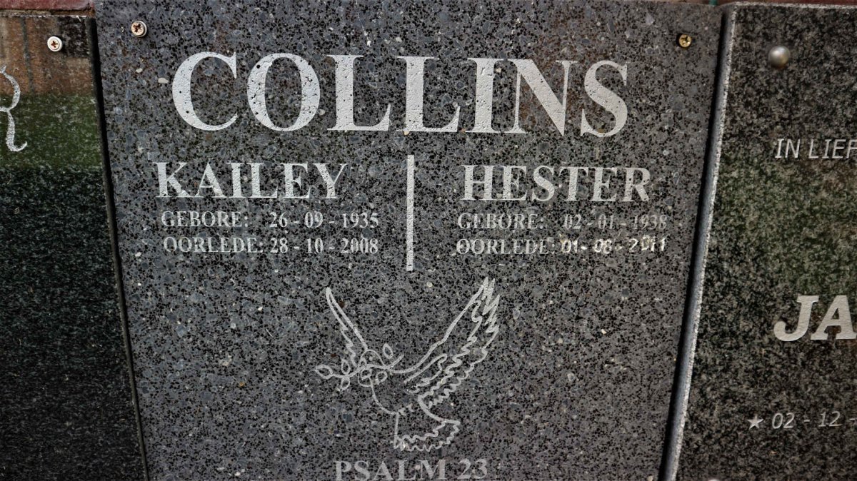 COLLINS Kailey 1935-2008 &amp; Hester 1938-2011