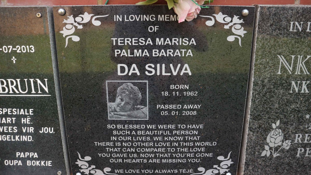 SILVA Teresa Marisa Palma Barata, da 1962-2008