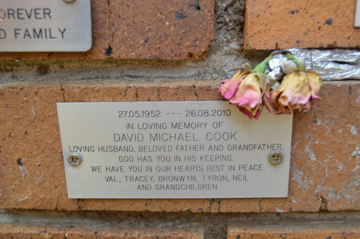 COOK David Michael 1952-2010