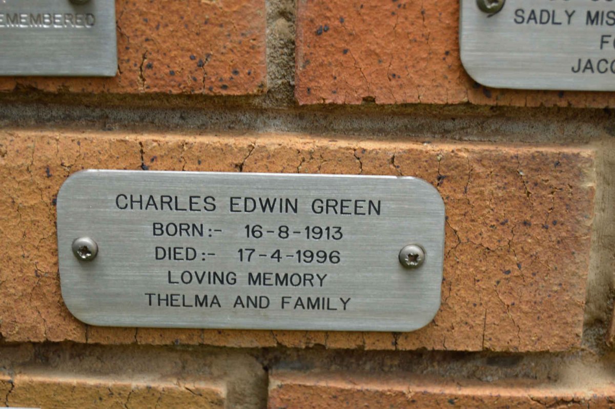 GREEN Charles Edwin 1913-1996