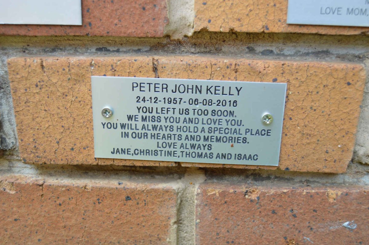 KELLY Peter John 1957-2016
