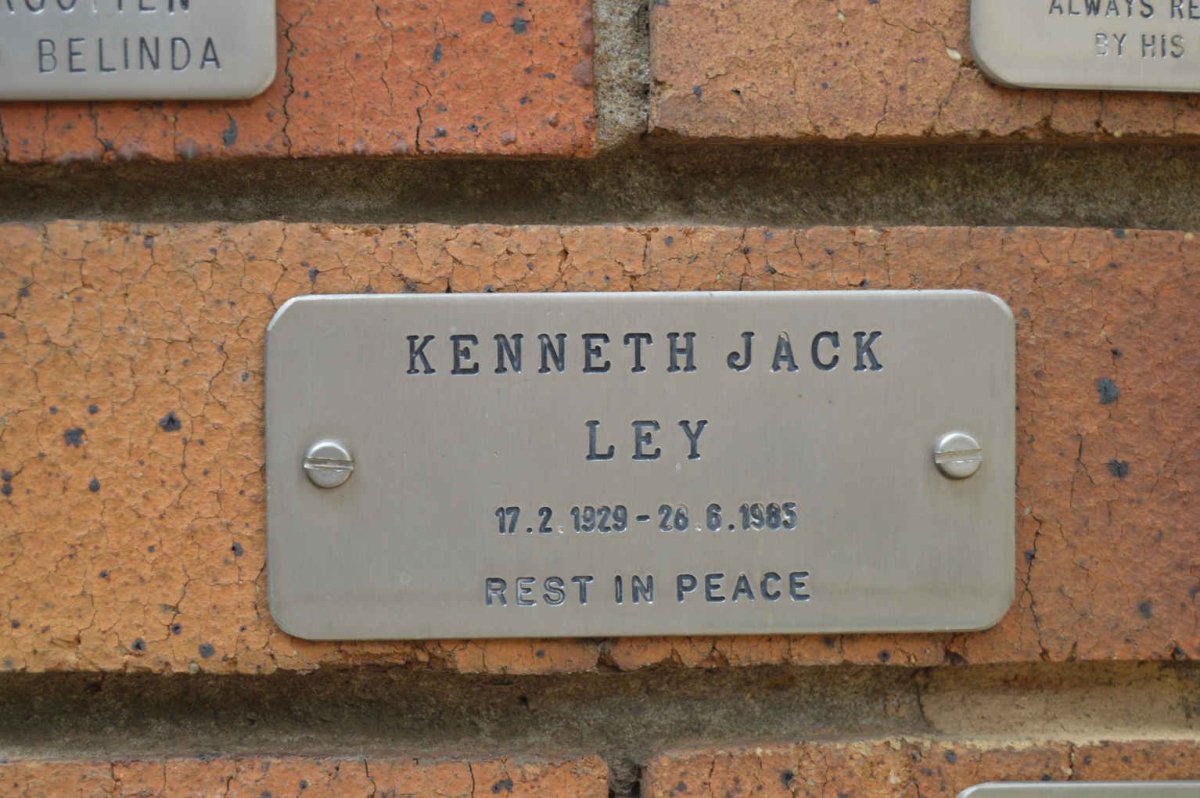 LEY Kenneth Jack 1929-1985