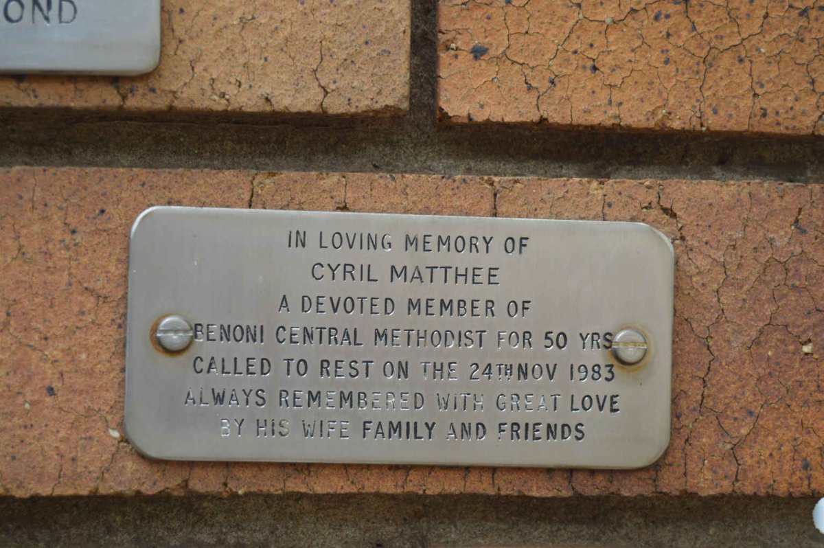 MATTHEE Cyril -1983