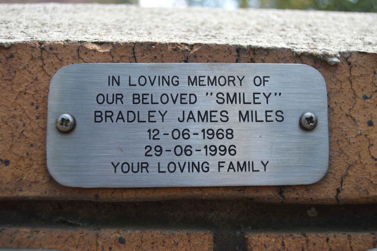 MILES Bradley James 1968-1996
