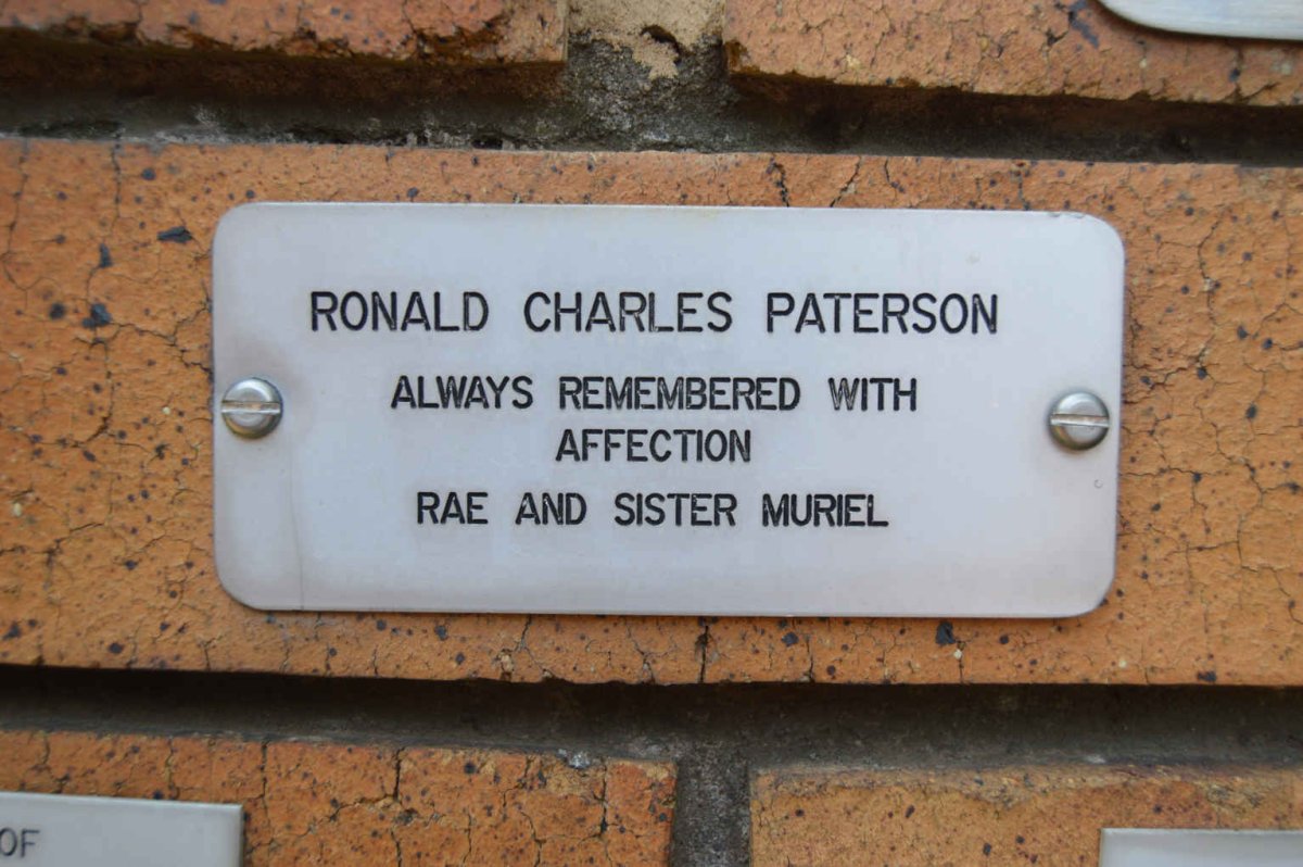 PATERSON Ronald Charles