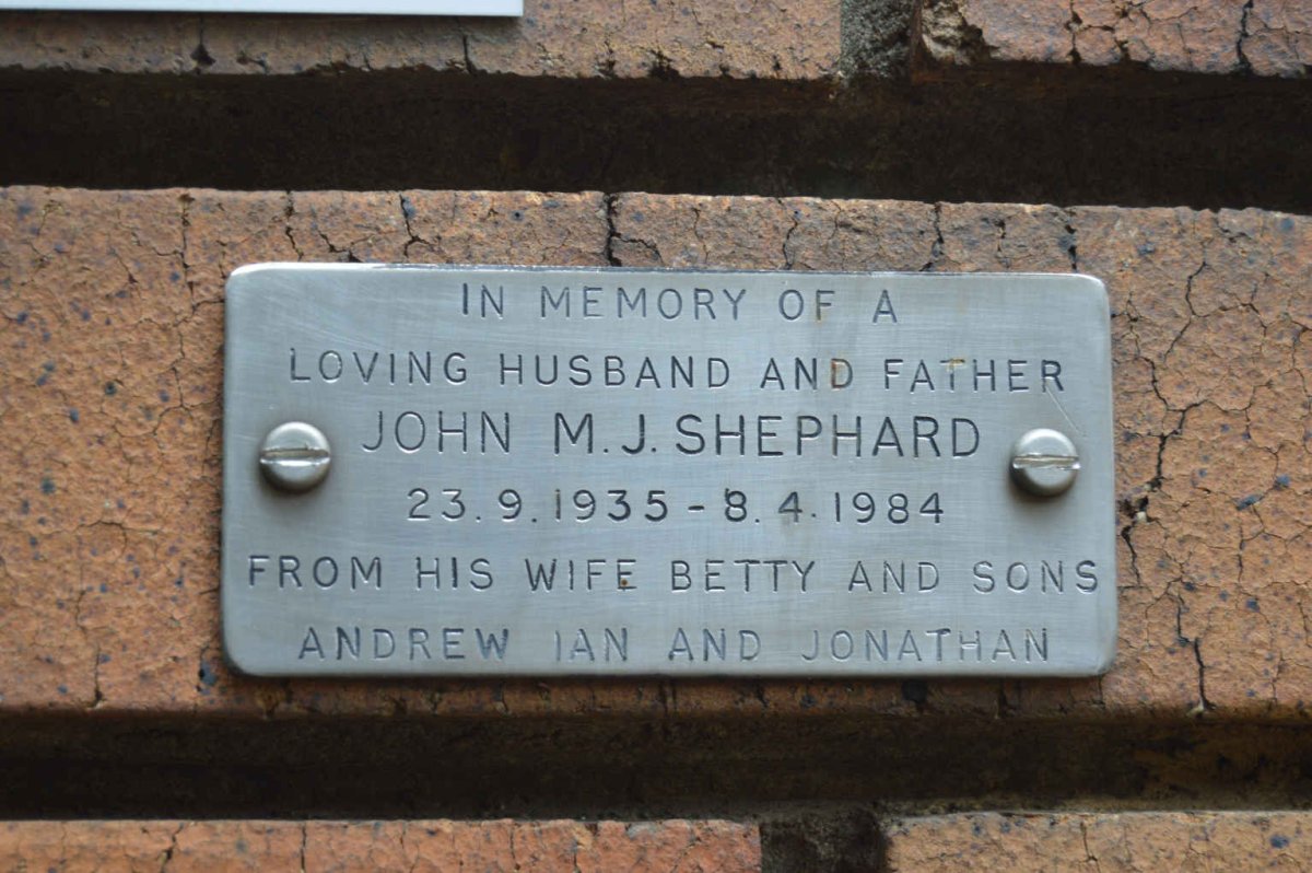 SHEPHARD John M.J. 1935-1984