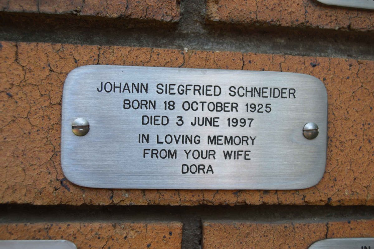 SCHNEIDER Johann Siegfried 1925-1997