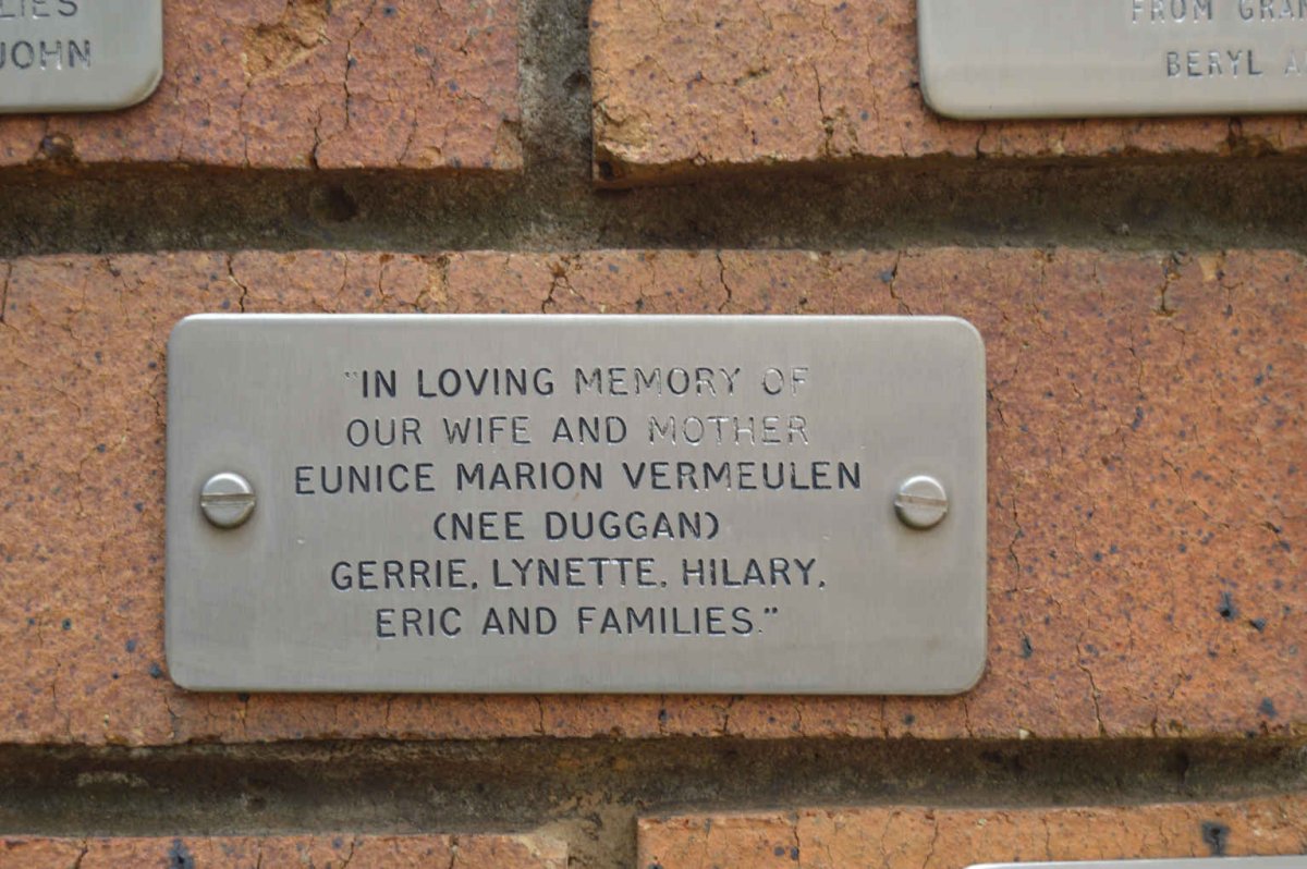 VERMEULEN Eunice Marion nee DUGGAN