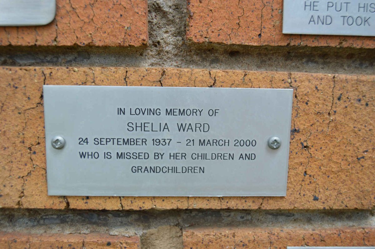 WARD Shelia 1937-2000