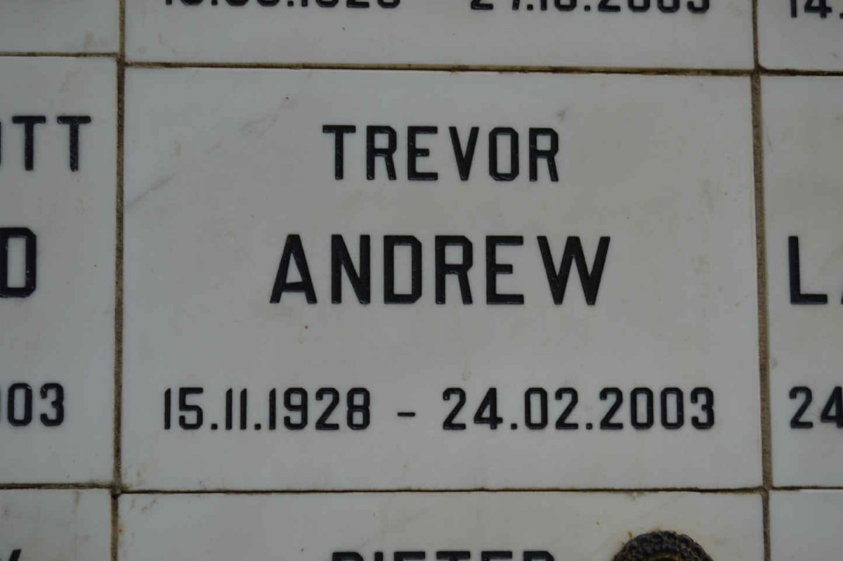 ANDREW Trevor 1928-2003