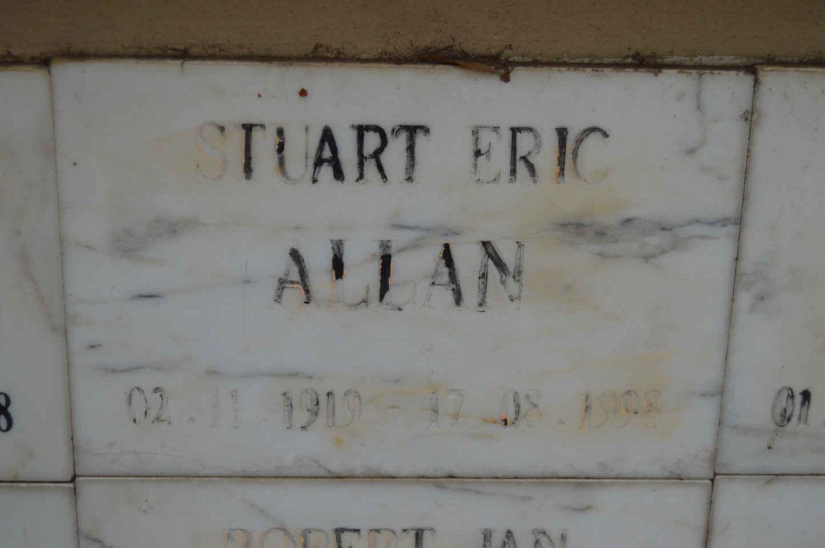 ALLAN Stuart Eric 1919-1998